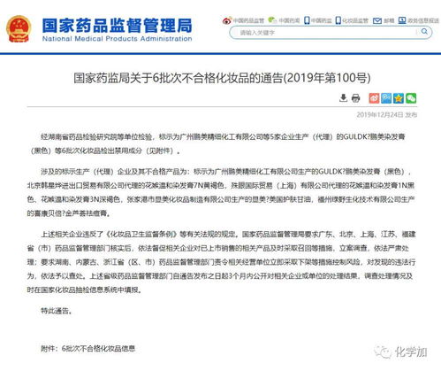 國家藥監(jiān)局發(fā)布通告 六批次化妝品抽檢不合格，消費者應(yīng)警惕并正確選購